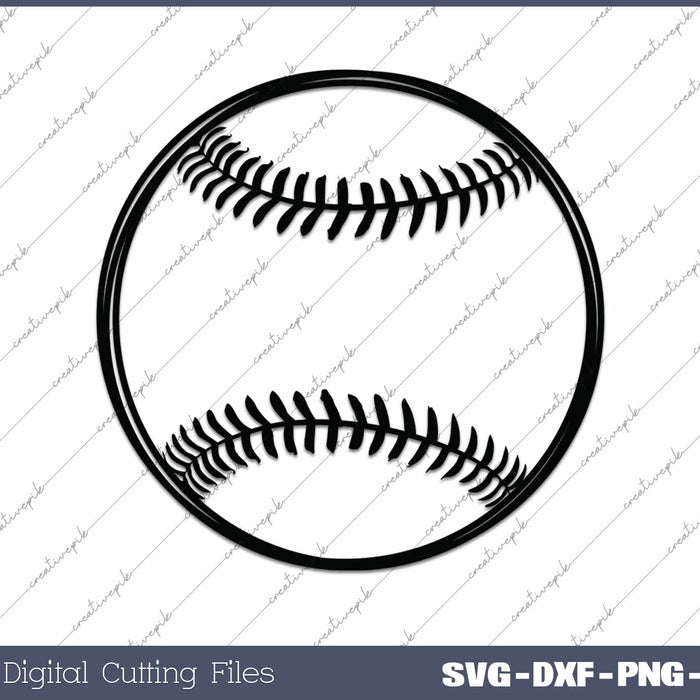 Baseball Silhouette SVG PNG Cutting Printable Files