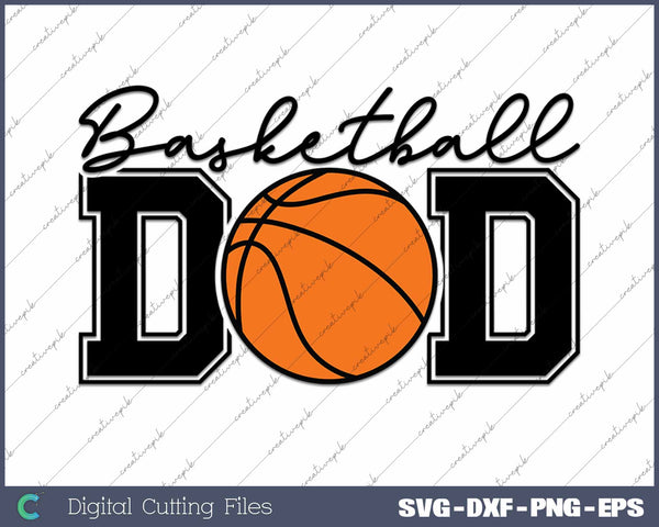 Basketball Dad Varsity Sports SVG PNG Cutting Printable Files