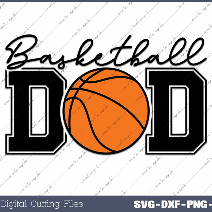 Basketball Dad Varsity Sports SVG PNG Cutting Printable Files