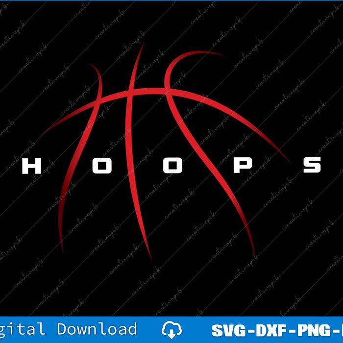 Basketball Hoop, Retro Basketball SVG PNG Printable Files