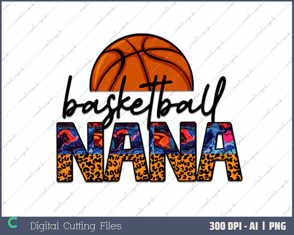 Basketball Nana AI PNG