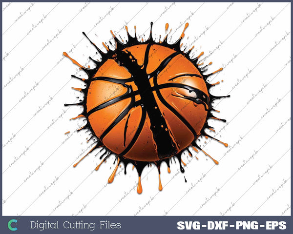 Basketball Sublimation SVG PNG Cutting Printable Files