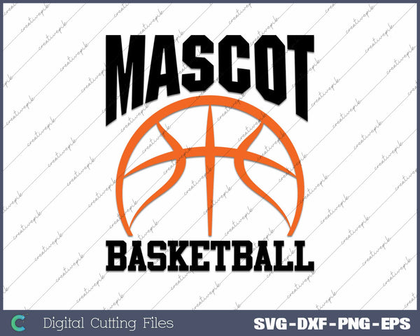 Basketball Team Custom Mascot SVG PNG Cutting Printable Files