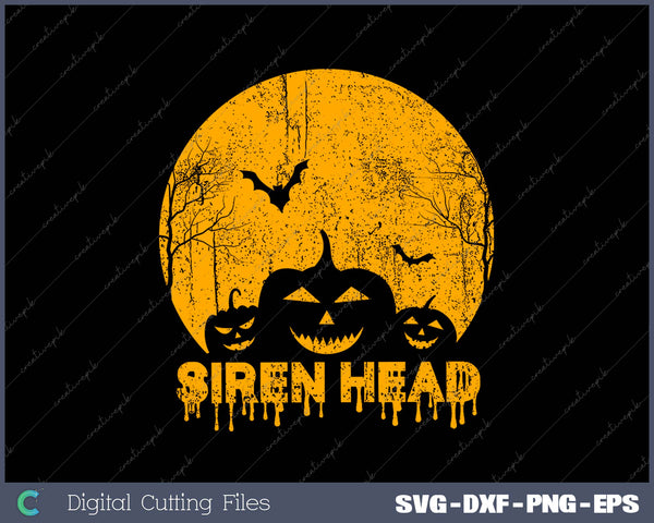 Bats Siren Head Folklore SVG PNG Cutting Printable Files