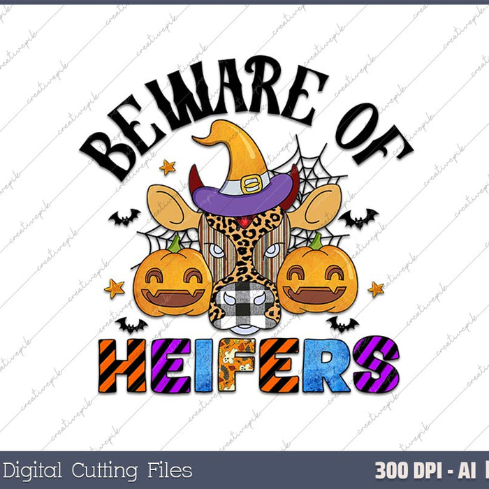 Be Ware Of Heifers AI PNG Sublimation Files