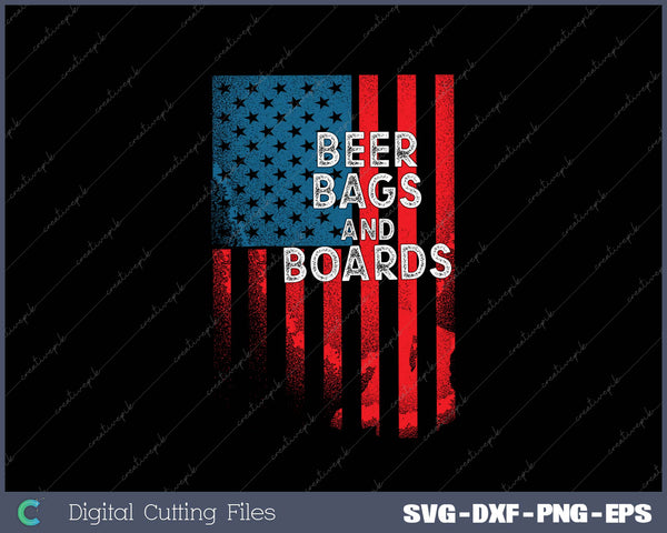 Beer Bags and Boards Cornhole Usa Flag