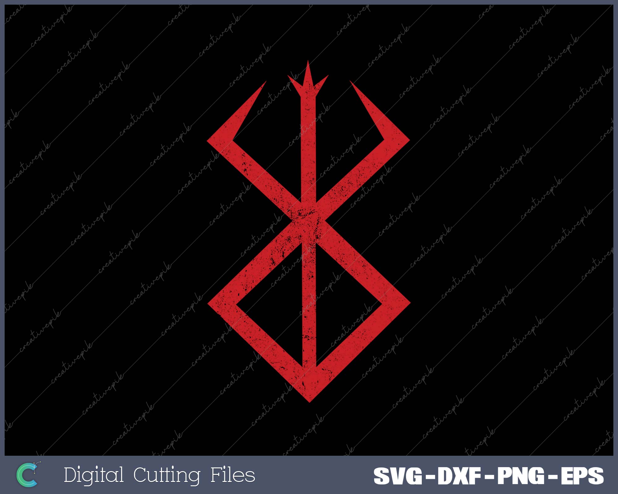 Berserk Rune Warrior Norse Mythology Symbol Berserker SVG PNG Files ...
