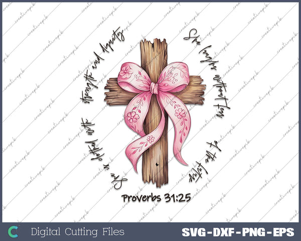 Bible Jesus Blue Floral Bow Cross Bible Bow Jesus God Christian SVG PNG Cutting Printable Files