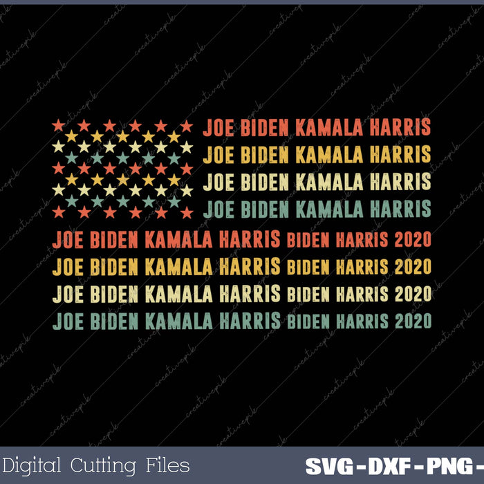 Biden Harris 2020 SVG PNG Printable Files