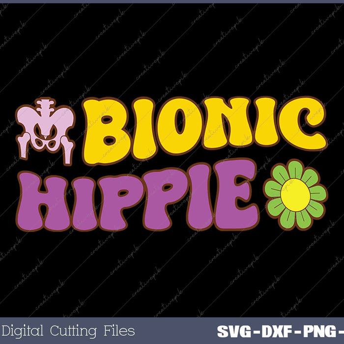 Bionic Hippie Hip Replacement Joke Joint Surgery