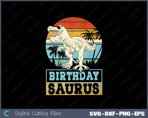 Birthday Saurus T Rex Dinosaur 