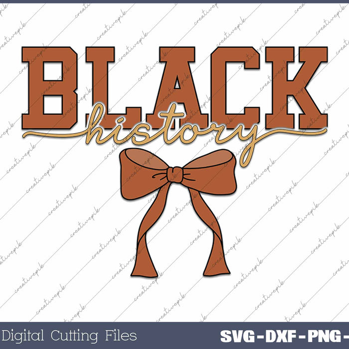 Black History African American Black History Month SVG PNG Cutting Printable Files