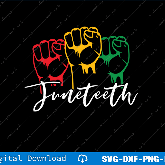 Black History Juneteenth SVG PNG Cutting Printable Files