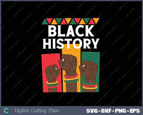 Black History Month 2025 African American SVG PNG Cutting Printable Files