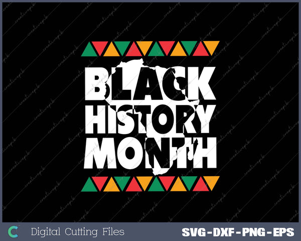 Black History Month 2025 African American SVG PNG Cutting Printable Files