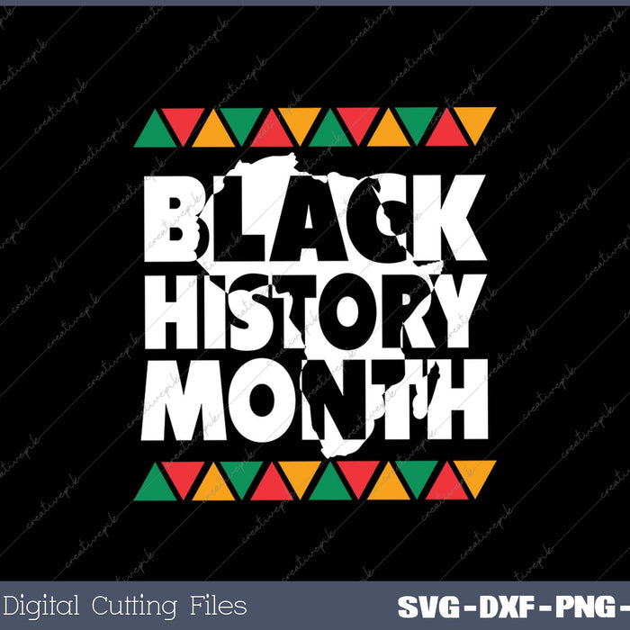 Black History Month 2025 African American SVG PNG Cutting Printable Files