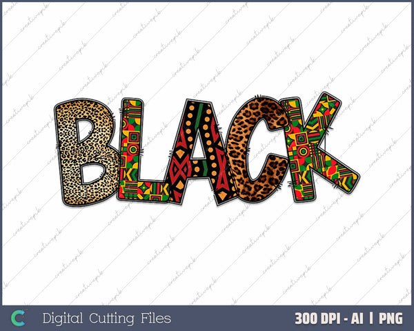 Black History AI PNG Sublimation Files