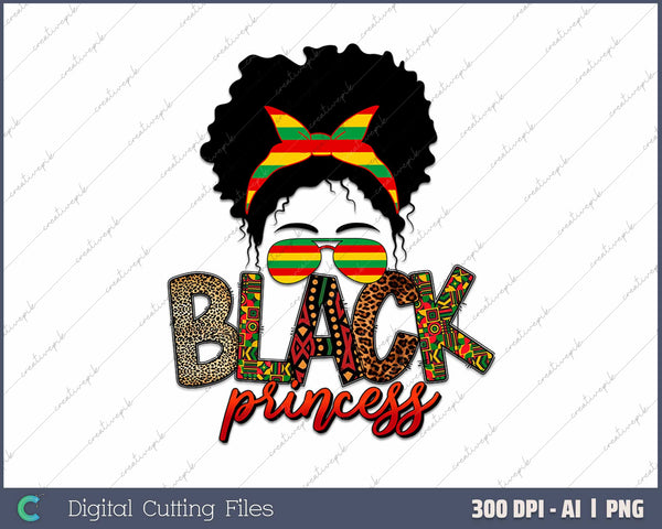 Black Princess Birthday Girl Afro Toddler 