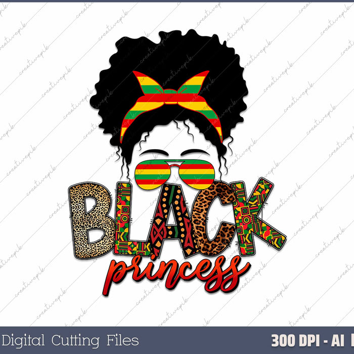 Black Princess Birthday Girl Afro Toddler 