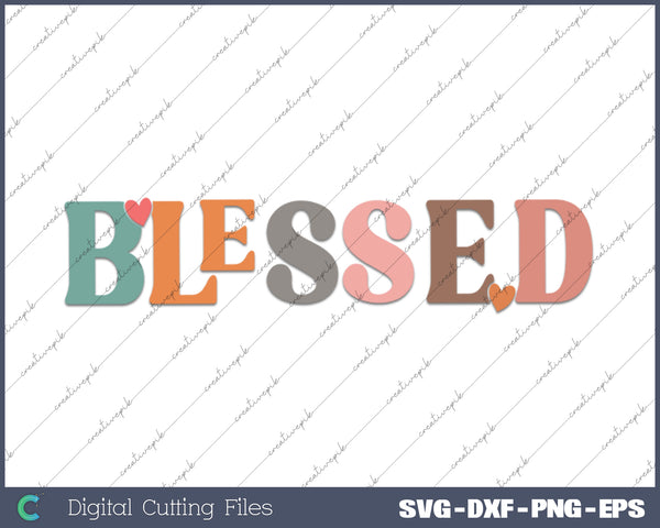 Blessed Jesus Christian SVG PNG Cutting Printable Files