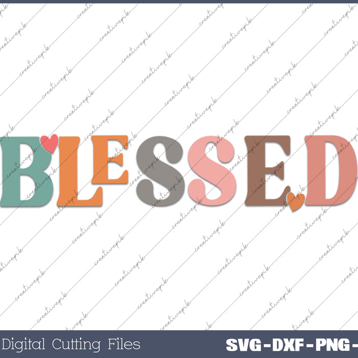 Blessed Jesus Christian SVG PNG Cutting Printable Files