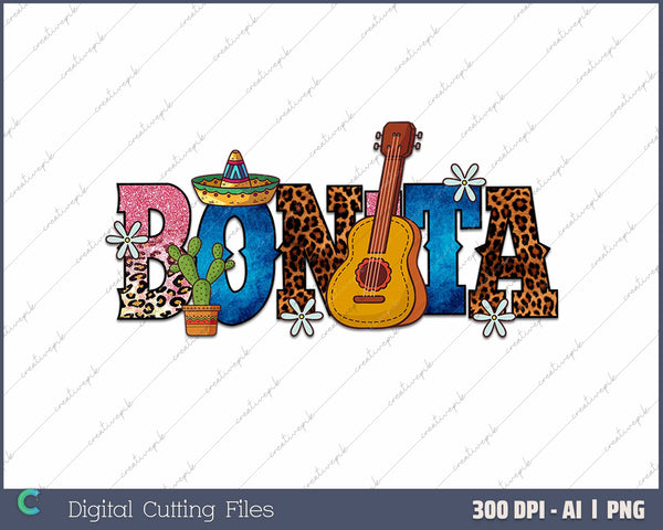 Bonita AI PNG Sublimation Files