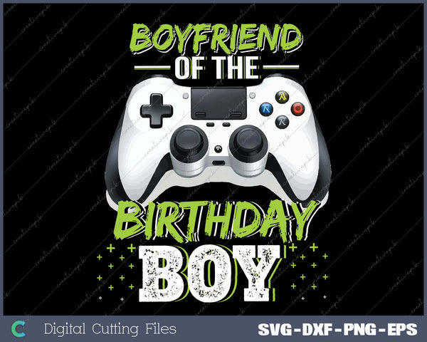 BoyFriend of the Birthday Boy Matching Video Game Birthday