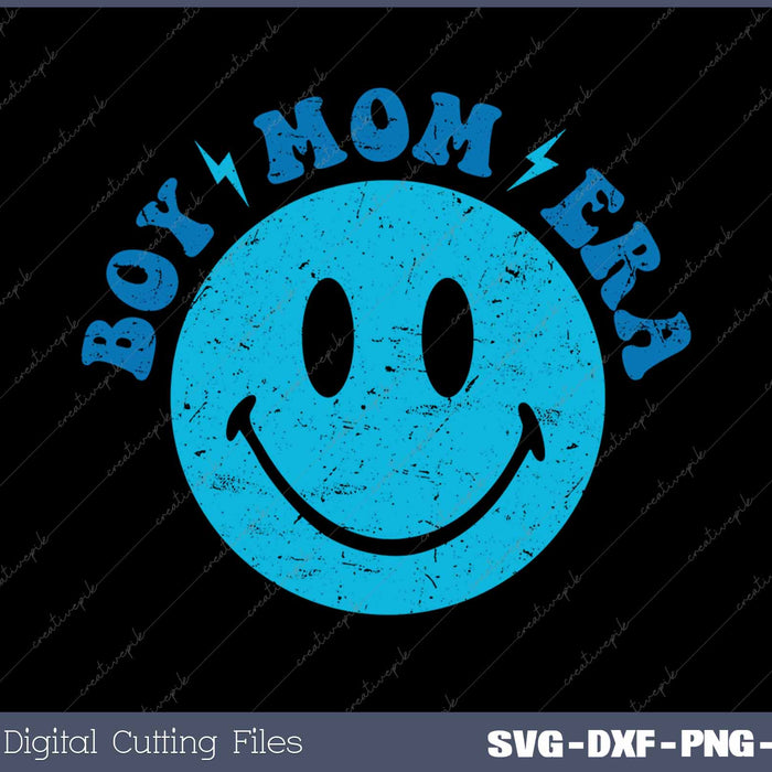 Boy Mom Era Mother's Day SVG PNG Cutting Printable Files