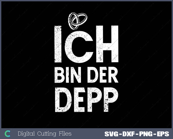 Bräutigam Kostüm Herren JGA Männer SVG PNG Cutting Files