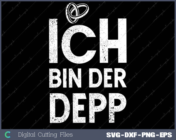 Bräutigam Kostüm Herren JGA Männer SVG PNG Cutting Printable Files