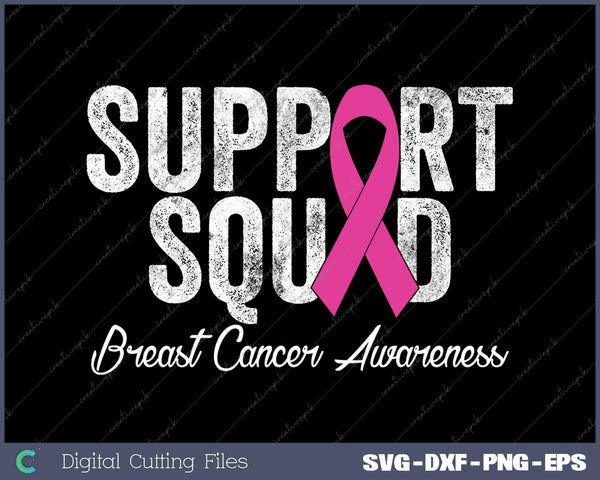 Breast Cancer Warrior Support Squad Breast Cancer Awareness 