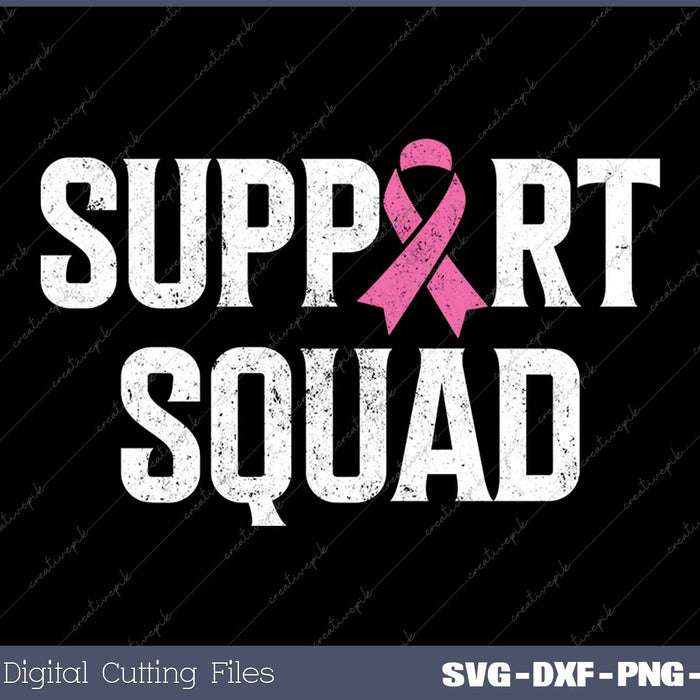 Breast Cancer Warrior Support Squad Breast Cancer Awareness 