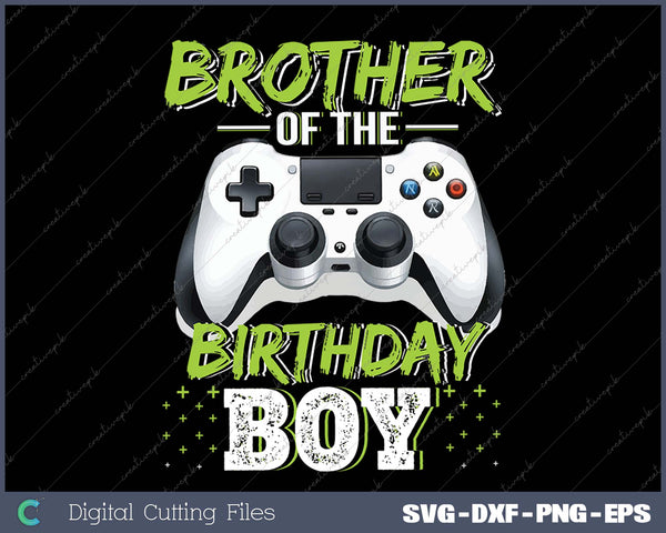 Brother of the Birthday Boy Matching Video Game Birthday Gift 