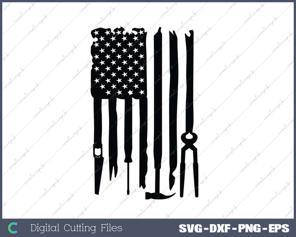 Builder Flag SVG PNG Cutting Printable Files