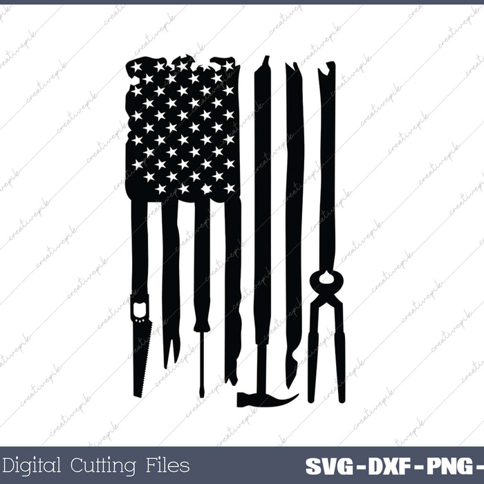 Builder Flag SVG PNG Cutting Printable Files