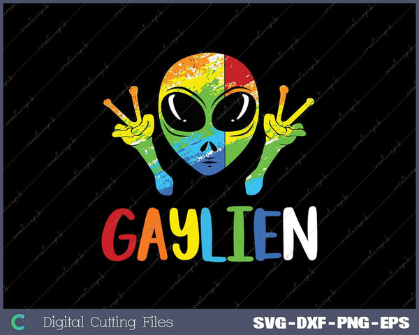 Buntes Alien Gaylien 