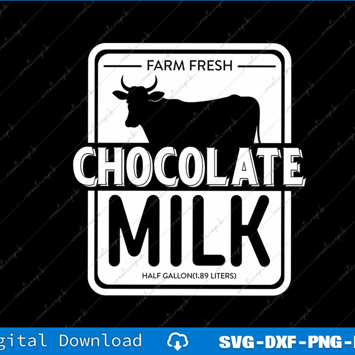 CHOCOLATE MILK Costume SVG PNG Cutting Printable File
