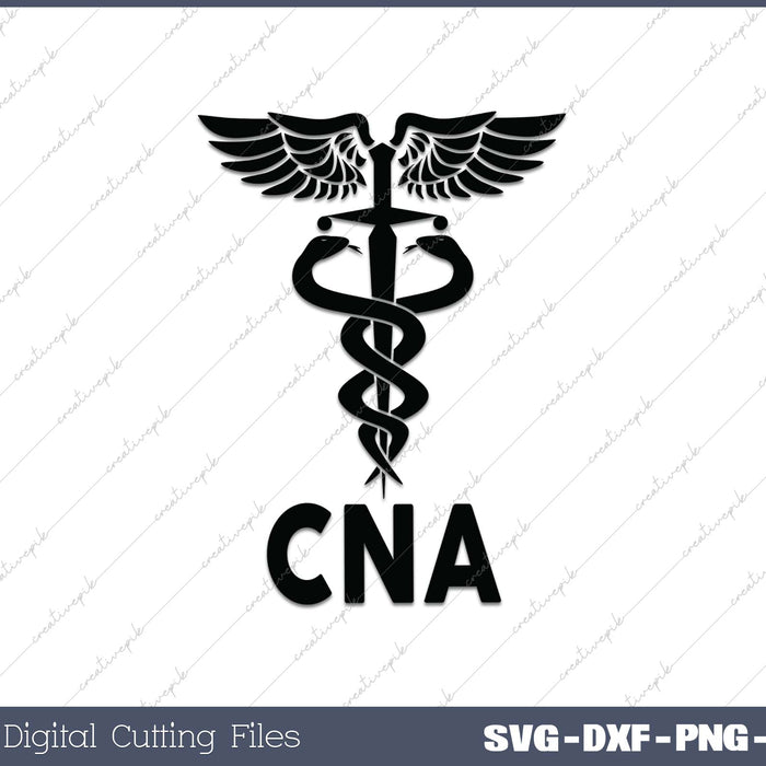 CNA- Medical SVG PNG Cutting Printable Files