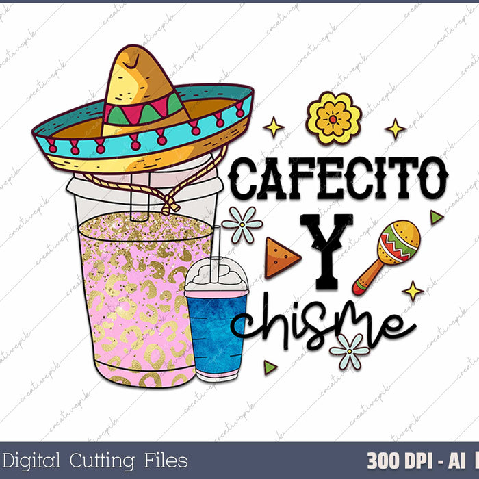 Cafecito Y Chisme Coffee Cups