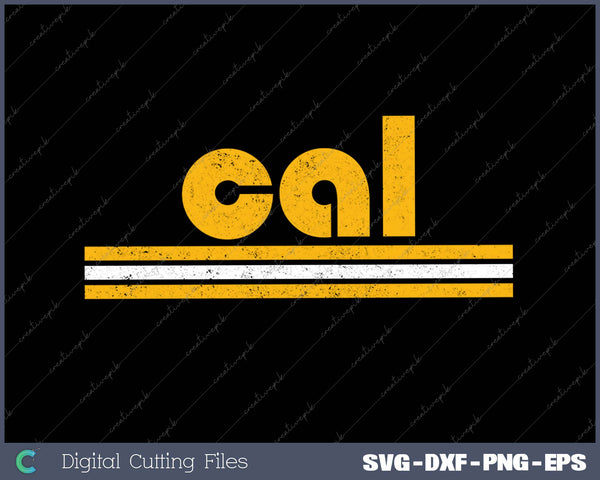 Cal Retro Three Stripe Vintage California Throwback