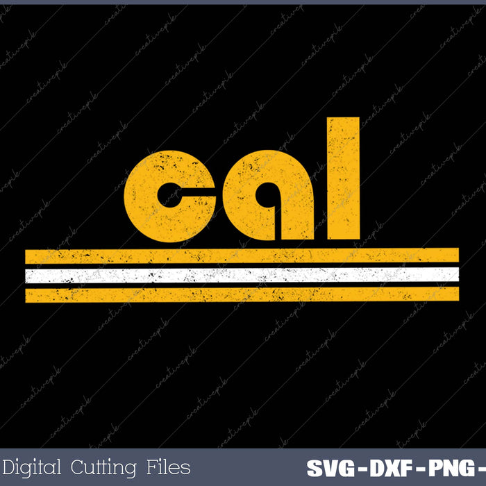 Cal Retro Three Stripe Vintage California Throwback