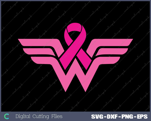 Cancer Ribbon Wonder Warrior Cancer Awareness