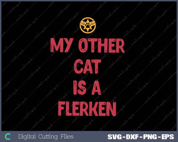 Captain Marvel My Other Cat Is A Flerken Bold Logo