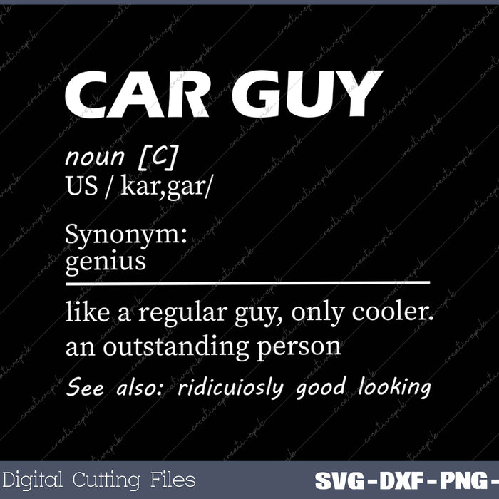 Car Guy Definition - Car Enthusiast 