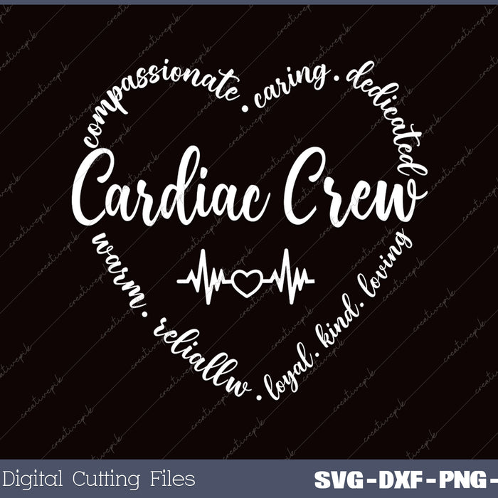 Cardiac Crew Cardiac Nurse Cardiologist Nurse Secretary SVG PNG Files