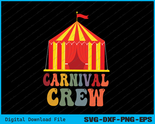Carnival Crew For Men Women SVG PNG Cutting Printable Files