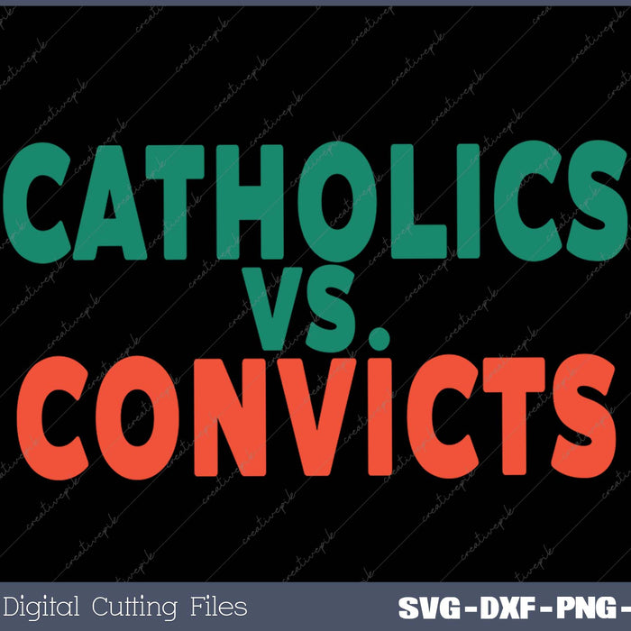 Catholics Vs. Convicts Retro 1988 Football Game