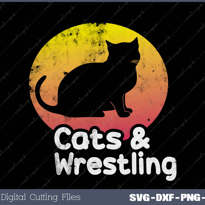 Cats and Wrestling Men's or Women's Cat and Wrestler