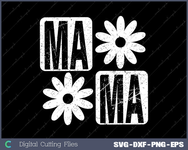 Checker My Mama Day's SVG PNG Cutting Printable Files