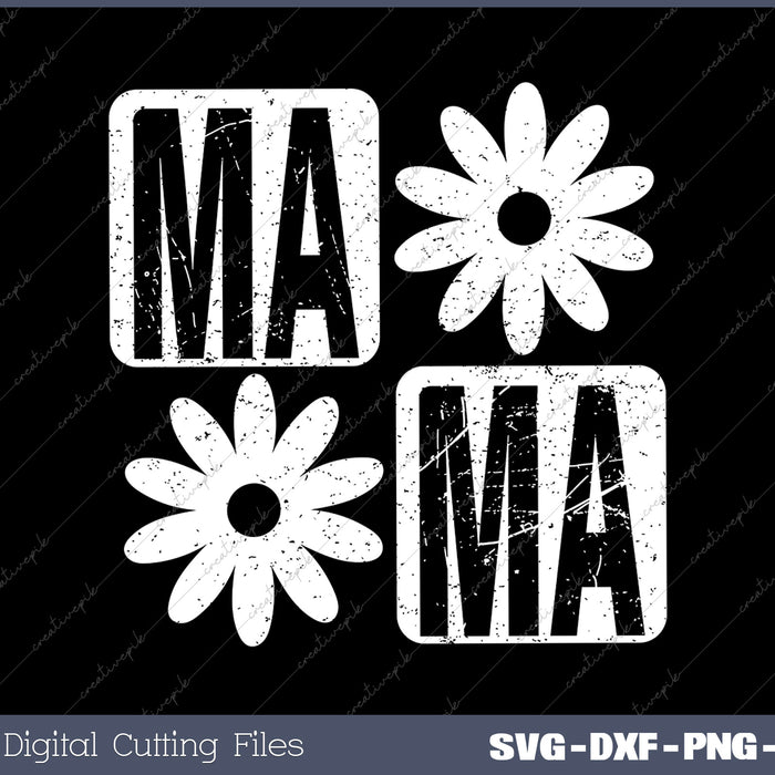 Checker My Mama Day's SVG PNG Cutting Printable Files